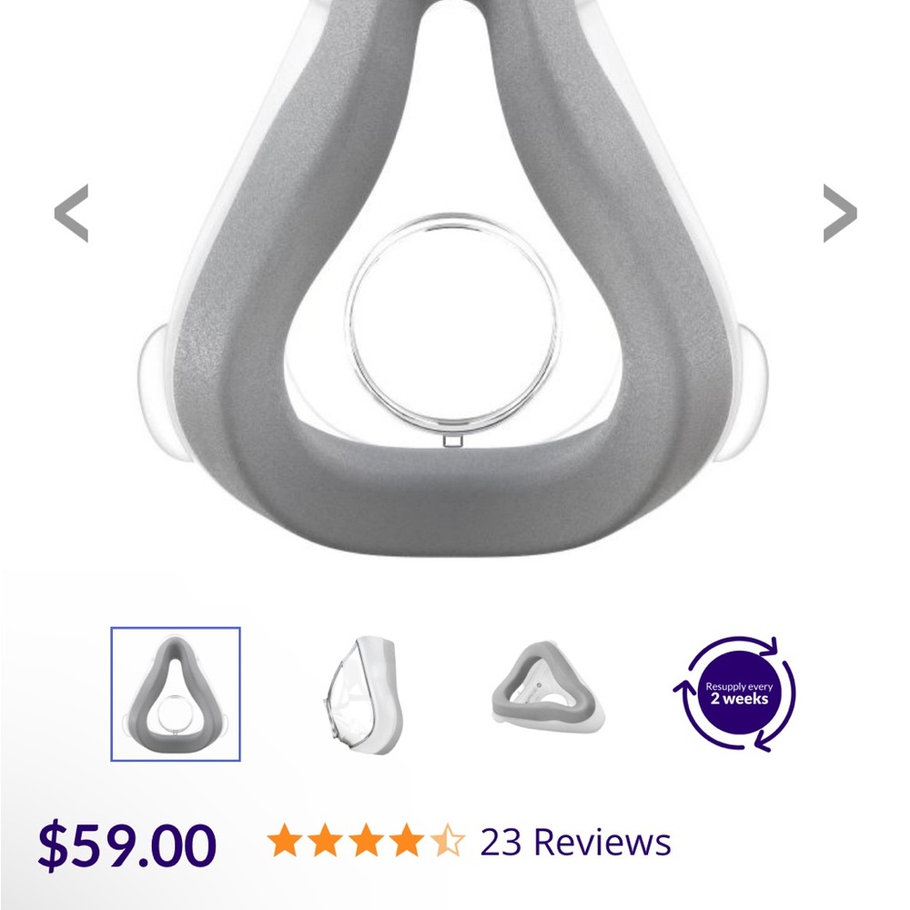 NIB C-pap replacement cushion